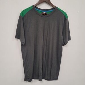 Ibex Mens 100% Merino Wool Short Sleeve Shirt Size XL Outdoors Athletic Layers